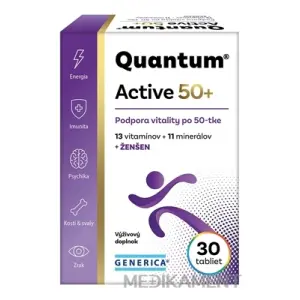GENERICA Quantum Active 50+ tablety 30 ks