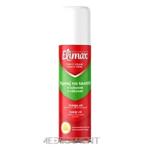 ELIMAX SPREJ NA TEXTIL A NÁBYTOK proti všiam na ošetrenie povrchov 150 ml
