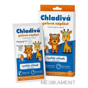 Astina Pharm Chladivá gélová náplasť 4 x 11 cm 3 ks