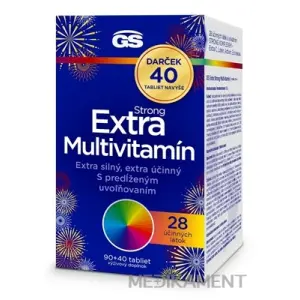 GS Extra Strong Multivitamín tablety 130 ks