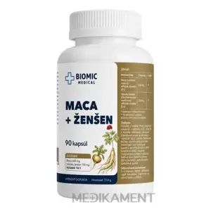 BIOMIC MACA a ŽENŠEN kapsule 90 ks