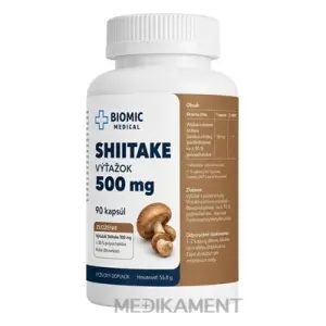 BIOMIC SHIITAKE 500 mg kapsule 90 ks