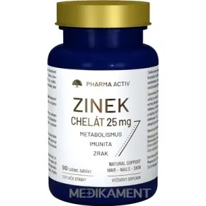 Pharma Activ ZINOK Chelát 25 mg tablety 90 ks