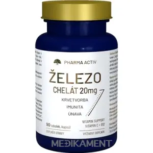 Pharma Activ ŽELEZO CHELÁT 20 mg kapsuly 90 ks