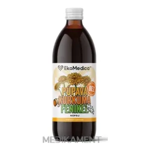 EkoMedica SK PÚPAVA KURKUMA FENIKEL nápoj 500 ml