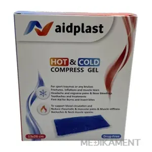 Aidplast Kompresný gélový obklad teplý studený 13  x 26 cm 1 ks