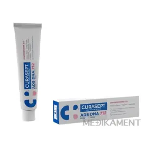 CURASEPT ADS DNA 712 zubná pasta s chlórhexidínom 0,12% 75 ml