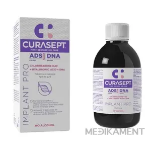 CURASEPT ADS DNA IMPLANT PRO ústna voda s chlórhexidínom 0,20 % +  kys. hyalurónová 200 ml