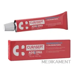 CURASEPT ADS DNA RELIEF PRO gél s chlórhexidínom 0,50% + chlórbutanol 30 ml