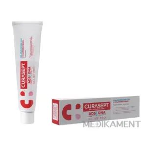 CURASEPT ADS DNA RELIEF PRO zubná pasta s chlórhexidínom 0,20 % + chlórbutanol 75 ml