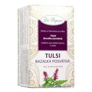 Dr. Popov Bylinný čaj TULSI vrecúška 20 x 1,5 g 