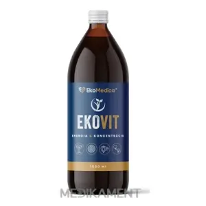EkoMedica SK EKOVIT Energia a Koncentrácia nápoj 1000 ml