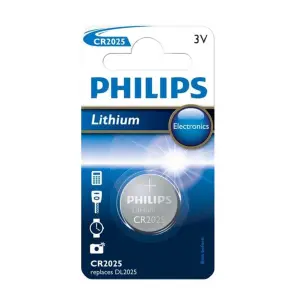 Batéria gombíková Philips CR 2025 lith. 1ks