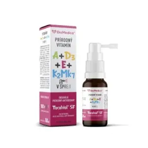 EkoMedica SK Prírodný Vitamín A+E+D3+K2Mk7 sprej 30 ml