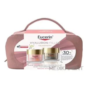 Eucerin HYALURON-FILLER+ELASTICITY ROSÉ denný krém rosé SPF30 50 ml + nočný krém 50 ml