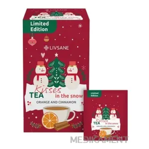LIVSANE TEA KISSES in the snow ovocný čaj so škoricou a pomarančovou kôrou 20 x 2 g  