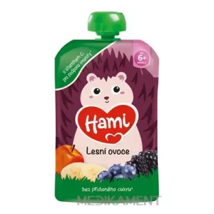 HAMI príkrm Smoothie lesné ovocie ovocný príkrm v kapsičke od ukonč. 6. mesiaca 100 g