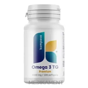 kompava Omega 3 TG Premium 1000 mg kapsuly 100 ks