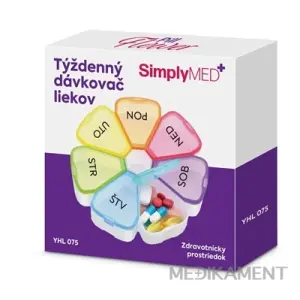 SimplyMED Pill Flower Týždenný dávkovač liekov YHL 075 1 ks