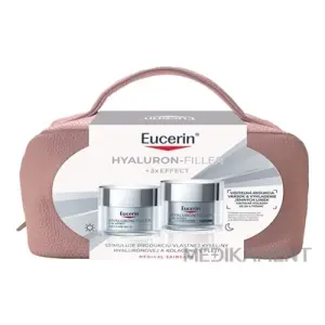 Eucerin Kazeta HYALURON-FILLER+3xEFFECT HYAL denný krém 50 ml + nočný krém 50 ml 
