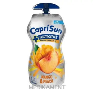 Capri Sun Elektolyty ovocný nápoj s príchuťou mango + broskyňa 330 ml