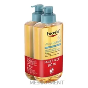 Eucerin AtopiControl Sprchový olej pre suchú pleť 2 x 400 ml