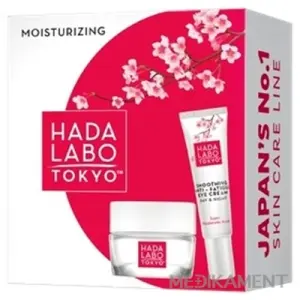HADA LABO TOKYO DARČEKOVÁ SADA hydratačný krém na tvár 50 ml + hydratačný očný krém 15 ml