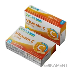 PLUS LEKÁREŇ Vitamín C 500 mg kapsuly s postupným uvoľňovaním 30 ks