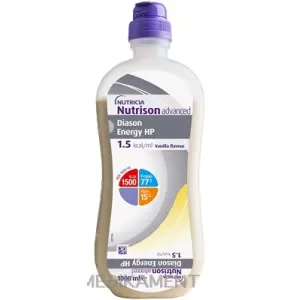 Nutrison advanced Diason Energy HP s vanilkovou príchuťou roztok 8 x 1000 ml