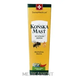 SwissMedicus KONSKÁ MASŤ SO VČELÍM JEDOM 25 druhov bylín 75 ml