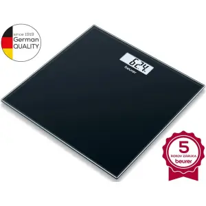 Digitálna osobná váha BEURER GS 10 Black 1ks