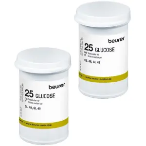 Testovacie prúžky pre glukomery BEURER GL 48, GL 49 2x25ks (50ks)