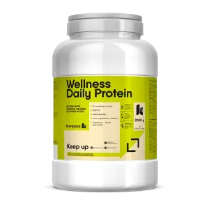 Kompava Wellness Daily Protein prášok 2000 g/57 dávok, vanilka