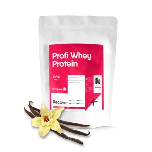 Kompava Profi WHEY Protein prášok 500 g/16 dávok, vanilka