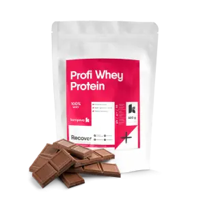 Kompava Profi WHEY Protein prášok 500 g/16 dávok, čokoláda