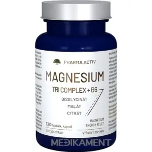 Pharma Activ MAGNESIUM Tri complex + B6 kapsuly 120 ks