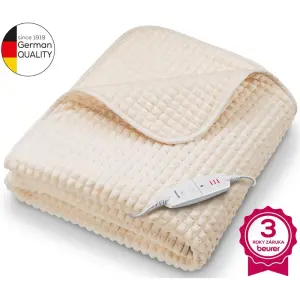 Vyhrievacia deka BEURER HD 72 Waffle Ivory 1ks