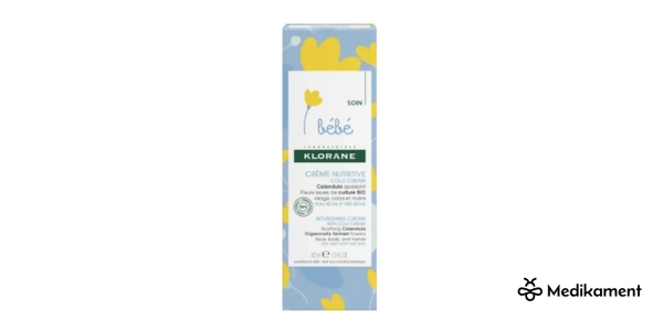 Klorane B&eacute;b&eacute; v&yacute;živn&yacute; kr&eacute;m s Cold Cream